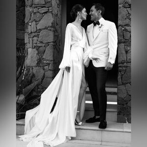 Luna Bea Dawn La Lune Dress - 100% French and Italian Silk Wedding Dress